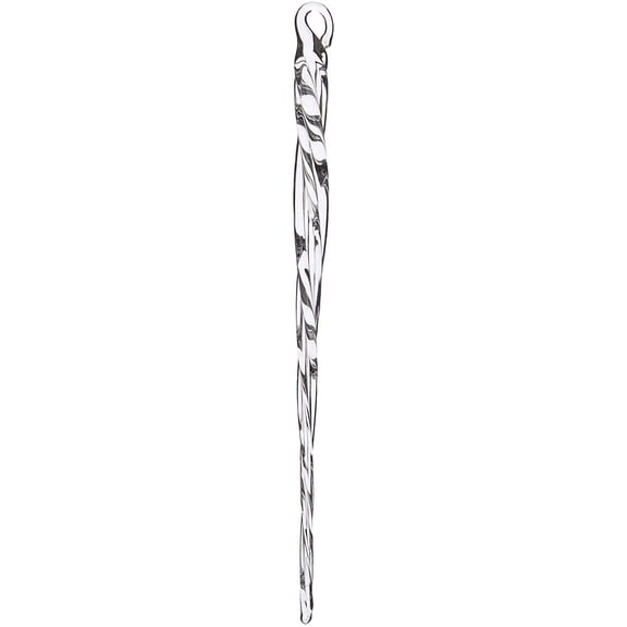 Kurt S. Adler Glass Icicle Ornament Box Set, 12-Piece, 3.5"