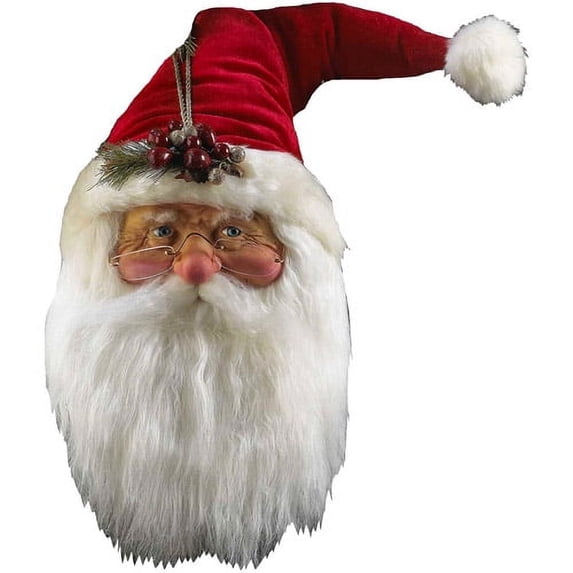 Kurt Adler 12" Red Santa Head Ornament
