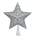 thumbnail image 1 of Kurt Adler 13.5-Inch Silver Star Treetop, 1 of 3