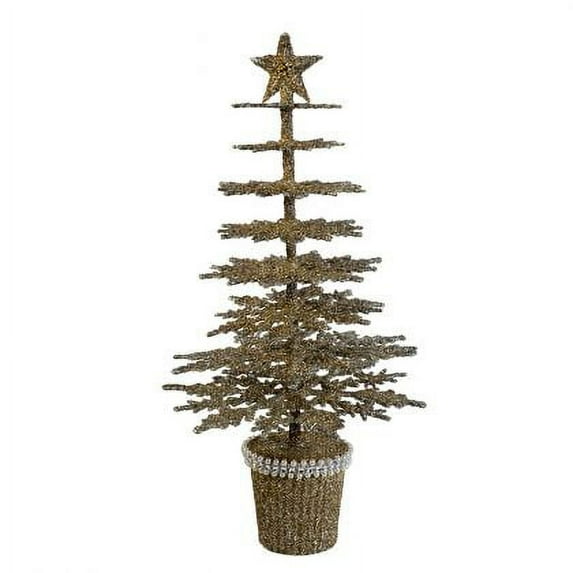 Kurt Adler 13.5-Inch Vintage Glamour Tree Tablepiece