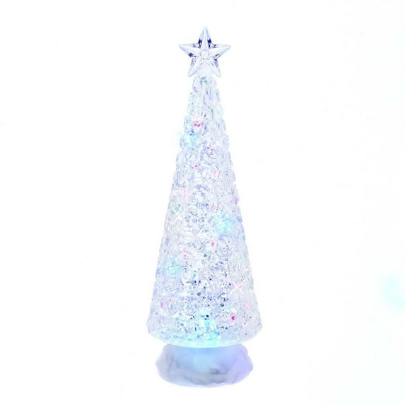 Kurt Adler 13-Inch Battery-Operated LED Lit Tree with Water Table Piece