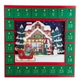 thumbnail image 1 of Kurt Adler 14.3-Inch Battery-Operated Santa Toy Shop Advent Calendar, 1 of 6
