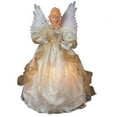 thumbnail image 1 of Kurt Adler 14-Inch Fiber Optic Ivory and Gold Animated Angel Treetop, 1 of 4