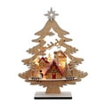 thumbnail image 1 of Kurt Adler 15-Inch Battery Operated 10-Light Tree With Village Scene, 1 of 7
