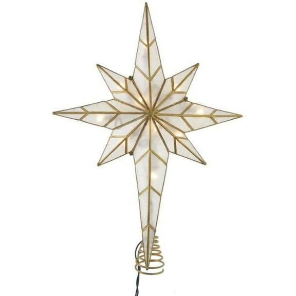 Kurt Adler 16.7-Inch UL 10-Light Bethlehem Star Treetop