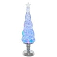 thumbnail image 1 of Kurt Adler 17.72-Inch Battery Operated RGB LED Lighted Swirling Glitter Tree, 1 of 1
