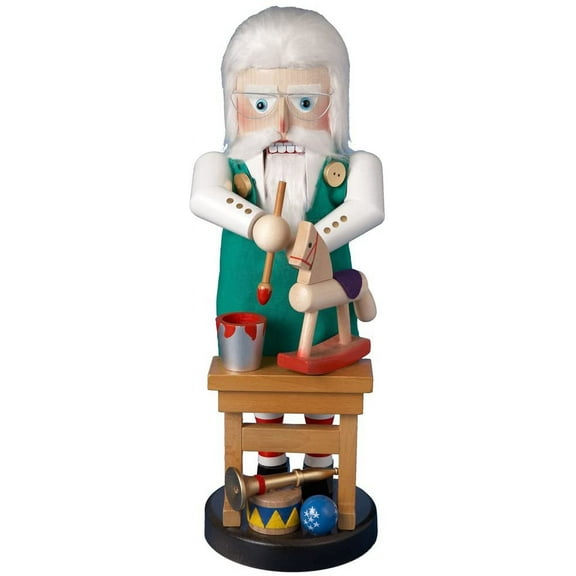 Kurt Adler 17-Inch Steinbach North Pole Santa Toymaker Nutcracker Signed