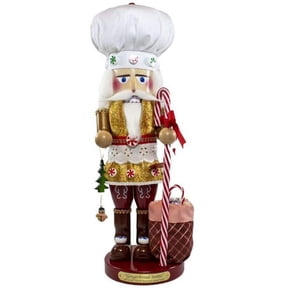 Kurt Adler 18.9-Inch Gingerbread Chef Santa Nutcracker