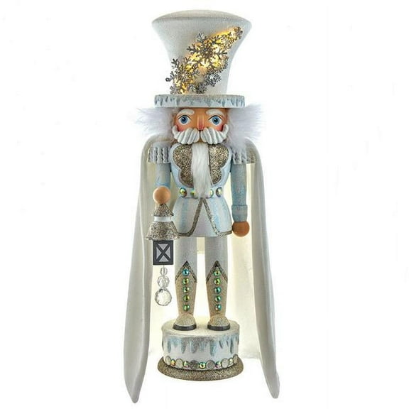 Kurt Adler 18" Hollywood Nutcrackers White Snowflake LED Soldier Nutcracker.
