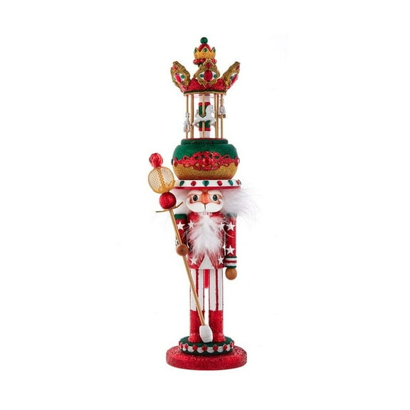 Kurt Adler 18-Inch Carousel Hat Musical Nutcracker