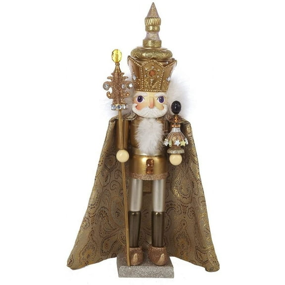 Kurt Adler 18-Inch Hollywood Gold King Nutcracker