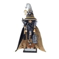 thumbnail image 1 of Hollywood Nutcrackers HA0798 18 in. Black & Gold Wizard Nutcracker, 1 of 3