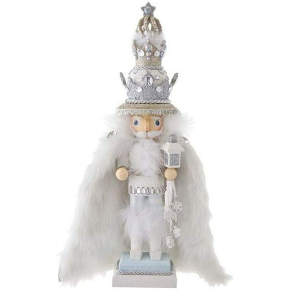 Kurt Adler 18-Inch Hollywood White Fur King Nutcracker