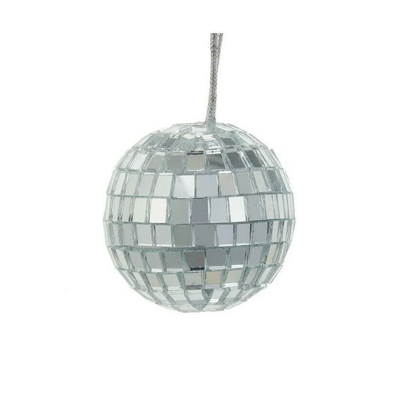 Kurt Adler 2-Inch Mirror Ball Ornament Set, 12-Piece Reflective Holiday and Party Dcor