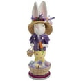 thumbnail image 1 of KSA 23.5" Purple and Brown Easter Bunny Nutcracker, 1 of 5