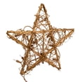 thumbnail image 1 of Kurt Adler 20- Light Gold Rattan Star With 30" Lead Wire, 1 of 2