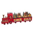 thumbnail image 1 of Kurt Adler 22.24-Inch Battery Operated LED Lighted Truck With Santa and Home Scene Table Piece, 1 of 7