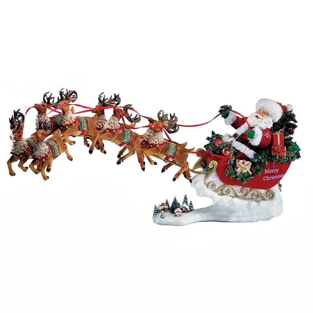 Free Shipping! Kurt Adler 24-Inch Fabriché Musical Santa with