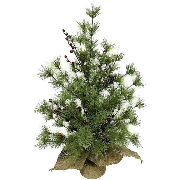 Kurt Adler 24-Inch Pine Tree with Berries and Pinecones