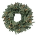 thumbnail image 1 of Kurt Adler 24-Inch Pre-Lit Clear Incandescent Blue Spruce Wreath, 1 of 2
