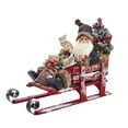 thumbnail image 1 of Kurt Adler 26 Inch Kringles Santa On Sled Christmas Decor Figurine, 1 of 8