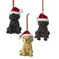 thumbnail image 1 of Kurt Adler 3 15" Res Labrador W/xmas Hat Ornament 3A, 1 of 1