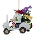 thumbnail image 1 of Kurt Adler 3.25" Resin Santa in Golf Cart Ornament, 1 of 3
