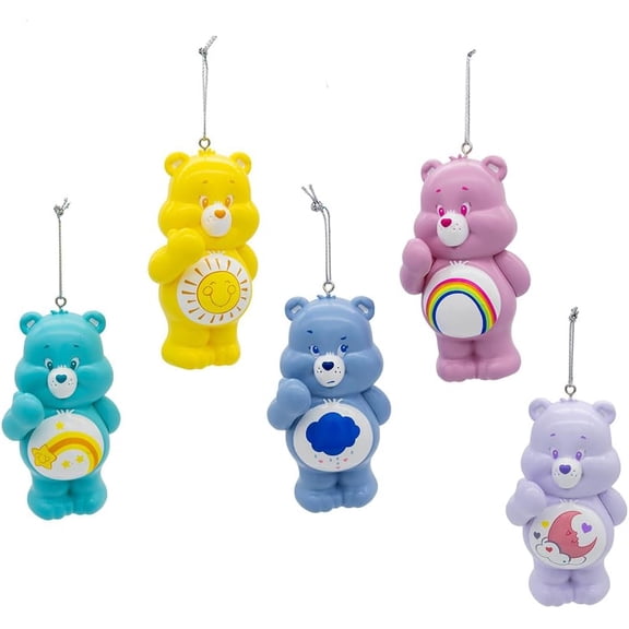Kurt Adler 3.5" Care Bears Ornament Set, 5-Piece Set