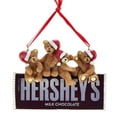 thumbnail image 1 of Kurt Adler 3.75-Inch Bears on Hershey's's Chocolate Bar Christmas Ornament, 1 of 3