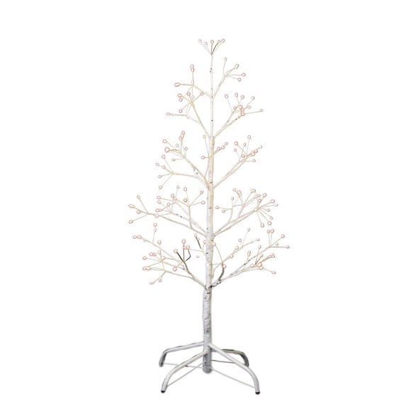Kurt Adler 3-Foot White Birch Tree with Warm White LED 8 Function Lights