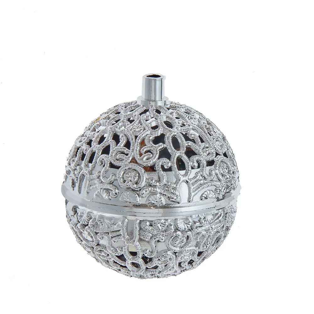 Kurt Adler 3-Inch Battery-Operated Silver and Gold Chirping Bird Ornament