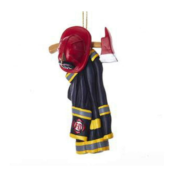 Kurt Adler 4.25-Inch Firefighter Uniform Christmas Ornament