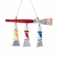 thumbnail image 1 of Kurt Adler 4.75-Inch Paint Brush with Paint Tubes Christmas Ornament, 1 of 2