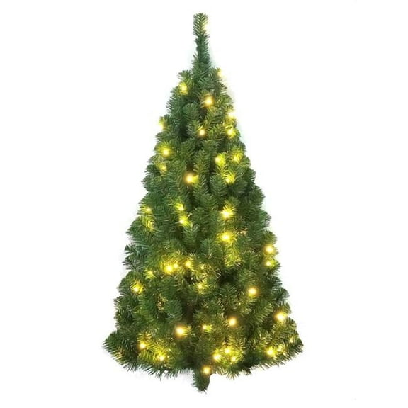 Kurt Adler 4-Foot Pre-Lit Norway Pine LED Wall Tree