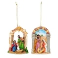 thumbnail image 1 of Kurt Adler 4"RESIN BLACK NATIVITY ORNAMENT 2/ASSTD, 1 of 2