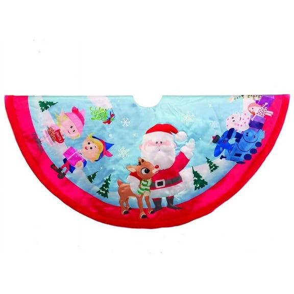 Kurt Adler 48-Inch Rudolph and Friends Treeskirt
