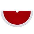 thumbnail image 1 of Kurt Adler 50-Inch Fur Border Tree Skirt, 1 of 1