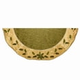 thumbnail image 1 of Kurt Adler 54-Inch Green and Gold Holly Leaves Embroidered Treeskirt, 1 of 3