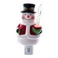 thumbnail image 1 of Kurt Adler 6.5-Inch UL Ceramic Snowman With Bubble Light Night Light, 1 of 6