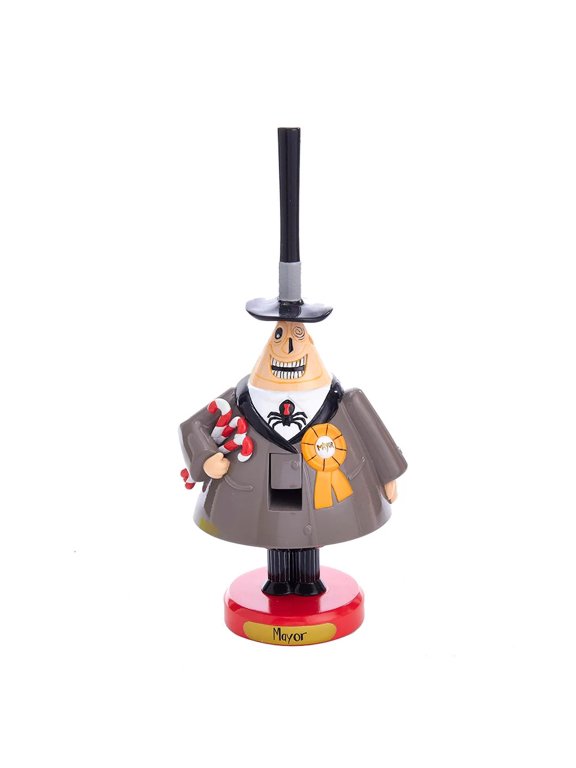 KSA 8.5" Brown and Red Disney The Nightmare Before Christmas Mayor Nutcracker