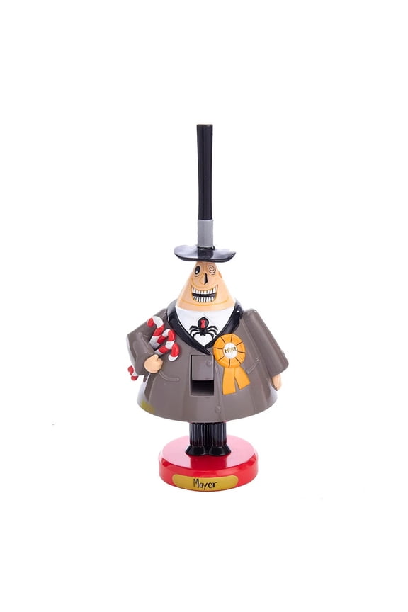 KSA 8.5" Brown and Red Disney The Nightmare Before Christmas Mayor Nutcracker