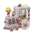 thumbnail image 1 of Kurt Adler 7.5-Inch Battery Operated USB LED Lighted Santa Train Lantern with Spinning Glitter Water., 1 of 7