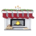 thumbnail image 1 of Kurt Adler 7.87-Inch Resin Fireplace Tabletop Décor, 1 of 2