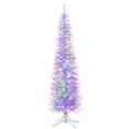thumbnail image 1 of Kurt Adler 7-Foot Color Changing LED Iridescent Slim Winchester Tree, 1 of 5
