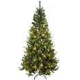 thumbnail image 1 of Kurt Adler 7-Foot Pre-Lit Sierra Green Tree PVC and PE Christmas Tree, 1 of 3