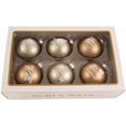 thumbnail image 1 of Kurt Adler 80MM Country Home Sentiment Glass Ball Ornaments, 6-Piece Box, 1 of 2