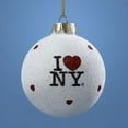 thumbnail image 1 of Kurt Adler 80MM "I Love NY" Glass Ball Christmas Ornament, 1 of 2