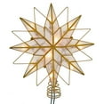 thumbnail image 1 of Kurt Adler 9.65-Inch UL 10-Light 8-Point Capiz Star Lighted Tree Topper, 1 of 8
