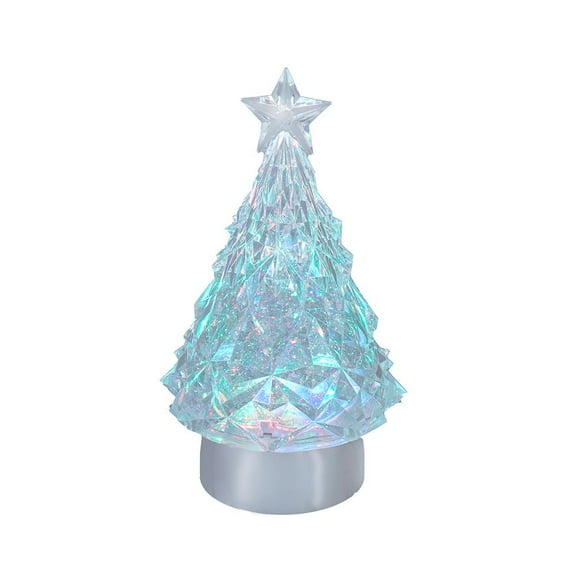 Kurt Adler 9-Inch Battery Operated USB LED Lighted Tree Water Lantern