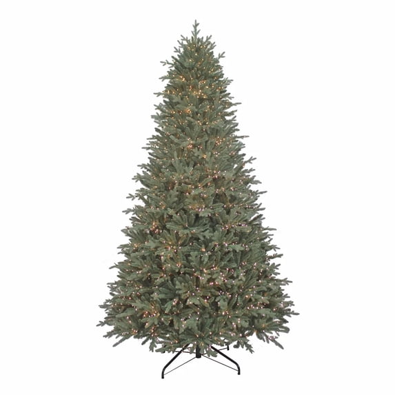 Kurt Adler 9' Pre-Lit Spruce Artificial Christmas Tree, Warm White LED Lights